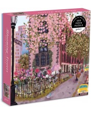 Puzzle Galison de 500 piese - Strazi roz