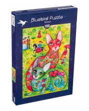 Puzzle Bluebird din 1500 de piese - Russian, Oxana Zaika -1