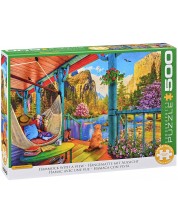 Puzzle Eurographics din 500 XL piese - Vedere din hamac
