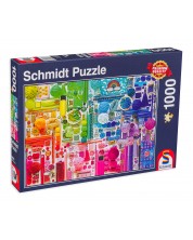 Puzzle Schmidt din 1000 de piese - Colours Of The Rainbow -1