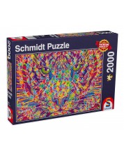 Puzzle Schmidt din 2000 de piese - Tigru - sălbatic prin natură -1
