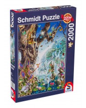Puzzle Schmidt din 2000 de piese - Valea Zânelor de Apă