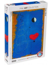 Puzzle Eurographics de 1000 piese – Balerina in albastru, Joan Miro