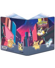 Ultra Pro Pokemon TCG: Seria Gallery - Shimmering Skyline - Portofoliu cu 4 buzunare pentru depozitarea cărților de joc