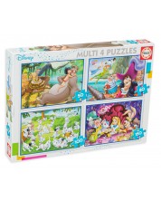 Puzzle Educa 4 in 1 - Disney Classic -1