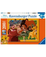 Puzzle Ravensburger de 200 XXL de piese - Regele Leu, Mufasa -1