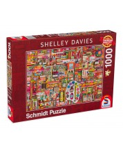 Puzzle Schmidt de 1000 piese - Ustensile pentru artisti