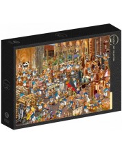 Puzzle Grafika din 1500 de piese - Locuitori -1