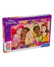 Puzzle Clementoni din 24 de piese - Prințesele Disney -1