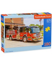Puzzle Castorland din 180 de piese - Fire Engine -1