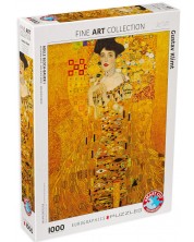 Puzzle Eurographics de 1000 piese – Portretul Adelei Bauer, Gustav Klimt -1