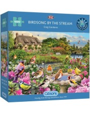 Gibsons 1000 Piece Puzzle - Flowing Song by the Stream