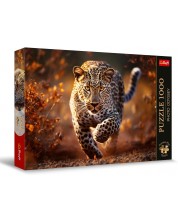 Puzzle Trefl din 1000 de piese - Leopard sălbatic -1