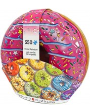Puzzle Eurographics din 550 de piese - Donut Rainbow -1