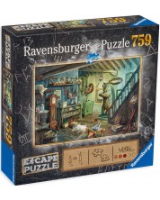 Puzzle-ghicitoare Ravensburger din 759 de piese - Subsol întunecat -1