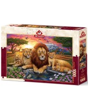 Puzzle Art Puzzle 1000 piese - Familia de lei