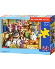 Puzzle Castorland din 60 de piese - Prieteni jucăuși
