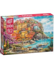 2000 piese Cherry Pazzi Puzzle - Chinkue Terre