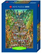 Puzzle Heye de 2000 piese - Protest! Marino Degano