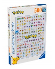 Puzzle Ravensburger din 500 de piese - Pokemon - primele 151
