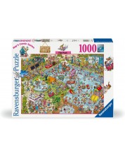 Puzzle Ravensburger din 1000 de piese - Stația de odihnă 3 - Piscina -1