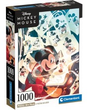 Puzzle  Clementoni din 1000 piese - Magia lui Mickey Mouse -1