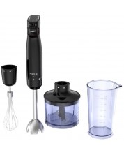 Blender de mână Aeno - AHB0002, 1000W, 9 viteze, negru
