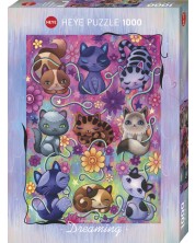Puzzle Heye din 1000 de piese - Kitty Cats -1