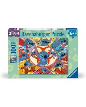 Puzzle Ravensburger 100 de piese XXL - Disney: Stitch  -1