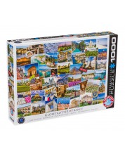 Puzzle Eurographics din 1000 de piese - Globetrotter Collection France -1