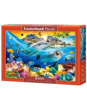 Puzzle Castorland de 2000 piese - Delfini