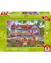 Puzzle Schmidt din 1000 de piese - Casă în timpul primăverii -1