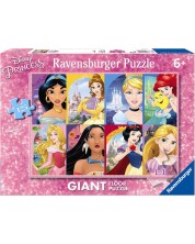 Puzzle de podea Ravensburger din 125 de piese - Disney Princesses 
