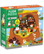 Puzzle de podea Mudpuppy din 25 de piese - Scoala forestiera -1