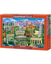 Puzzle Castorland din 1000 de piese - Atracții populare