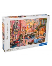 Puzzle Clementoni de 6000 piese - Venetia la apus de soare, Dominic Davison