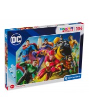 Puzzle Clementoni 104 piese - DC Super Heroes