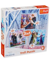 Puzzle Trefl 3 in 1 - Frozen -1