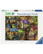 Puzzle Ravensburger din 1500 de piese - Amurg în coronamentul copacilor