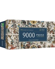 Puzzle panoramic Trefl din 9000 de piese - Antique Sky Maps -1