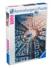 Puzzle Ravensburger din 1000 de piese - Paris de sus -1