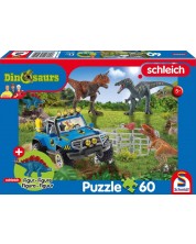 Puzzle Schmidt din 60 de piese - Dinozauri gigantici