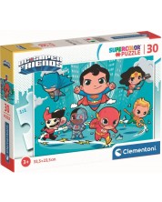 Puzzle pentru copii Clementoni din 30 de piese - DC Comics: Super Friends -1