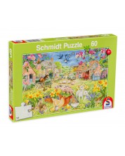 Puzzle Schmidt de 60 piese - Ferma