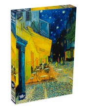 Puzzle Black Sea din 1000 de piese - Terasa unei cafenele de noapte, Vincent van Gogh -1