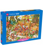Puzzle Heye din 1000 de piese - Ferma distractivă -1