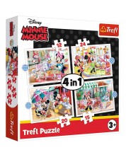 Puzzle Trefl 4 in 1 -Minnie and friends -1