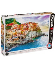 Puzzle Eurographics din 1000 de piese - Cinque Tere, Italia -1