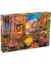 Puzzle Black Sea Lite de 1000 piese - Grande Canal, Venetia