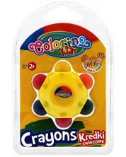 Pasteluri Colorino Kids - stea, 6 culori -1